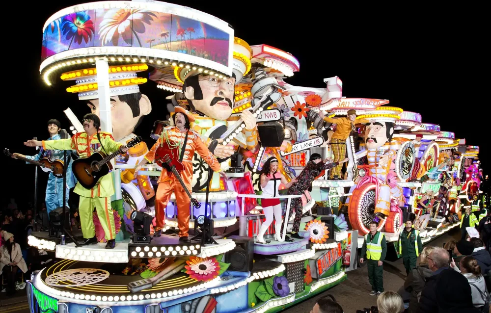 A number of carnival clubs build their carts on the site, off the A38 Bristol Road. Picture: Somerset Council