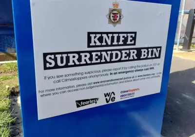 An amnesty on ninja swords ran throughout July. Picture: Avon & Somerset Police