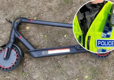 Two e-scooters were seized by police in Yeovil this week. Picture: Avon & Somerset Police