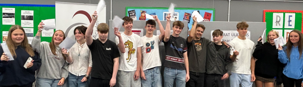Students celebrating their results Picture: Ansford Academy