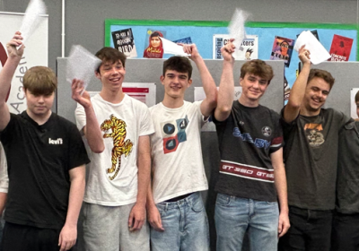 Students celebrating their results Picture: Ansford Academy