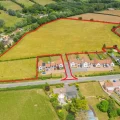 The site, at Huish Episcopi, near Langport, has permission for nine homes. Picture: GTH