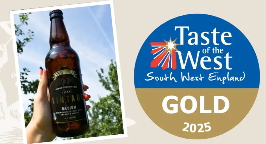 Rich's Cider picked up three golds at the Taste of the West Awards