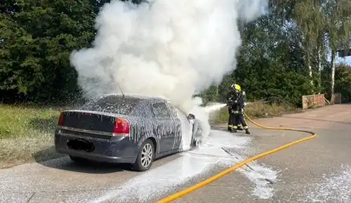 Firefighters tackled the blaze in Sparkford this morning (August 6). Picture: Castle Cary Fire Station
