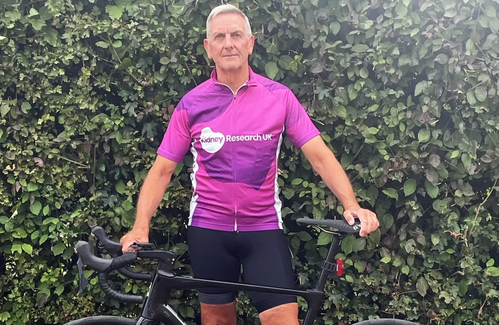 Determined Tim Blackburn is hitting the road for Kidney Research UK
