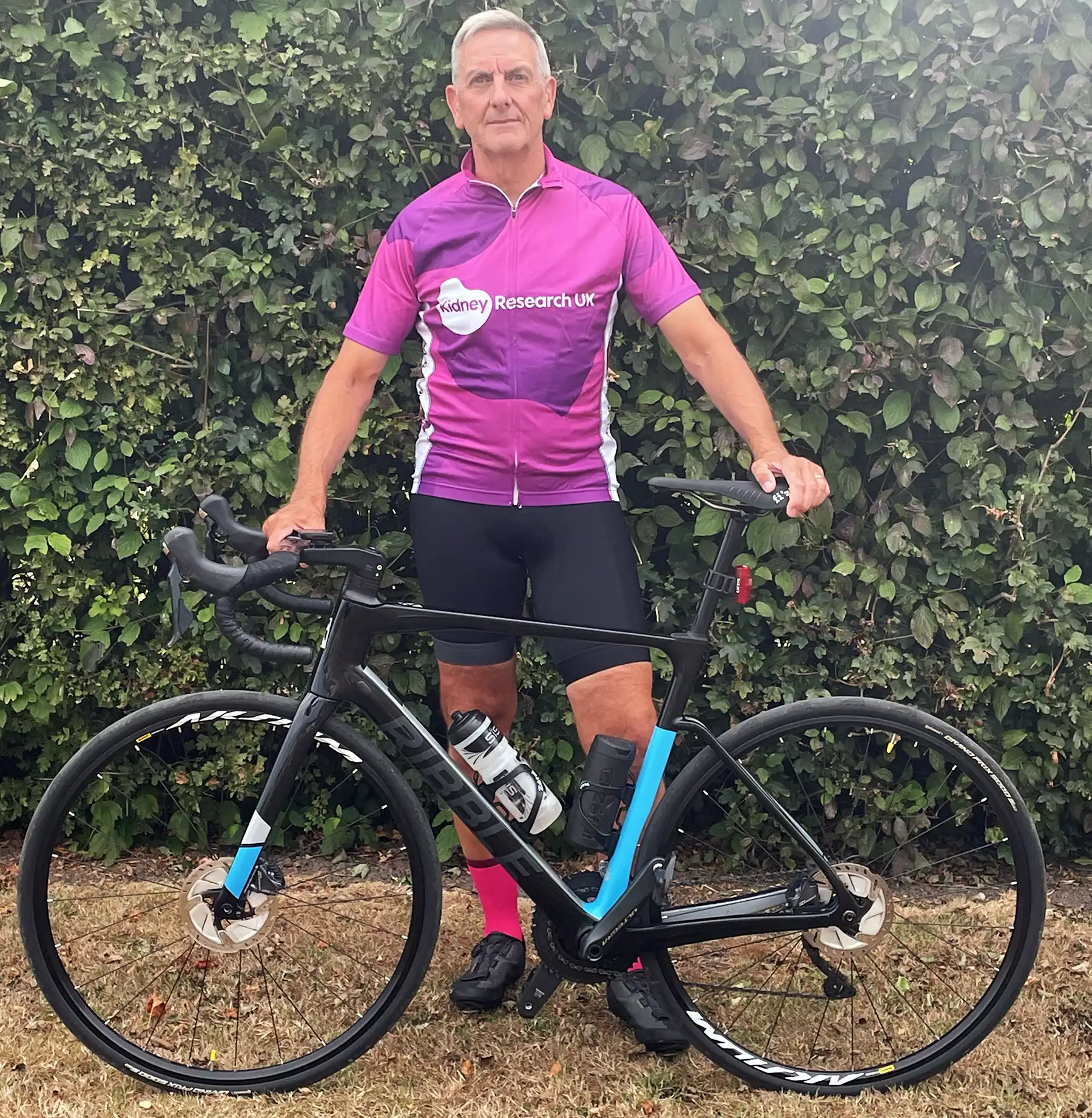 Tim is utilising his passion for cycling to raise much-needed funds for Kidney Research UK