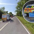 The crash happened on the A39 near Chilton Polden. Picture: Google