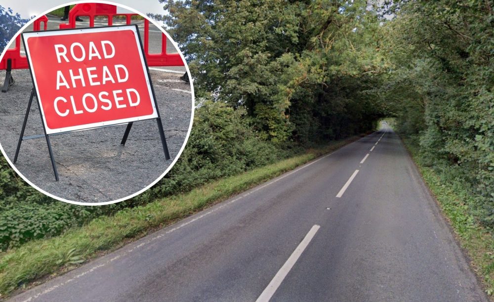 The A30 between Crewkerne and East Chinnock will close for two days. Picture: Google