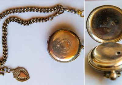 A pocket watch with sentimenal value was among items stolen in North Petherton. Pictures: Avon & Somerset Police