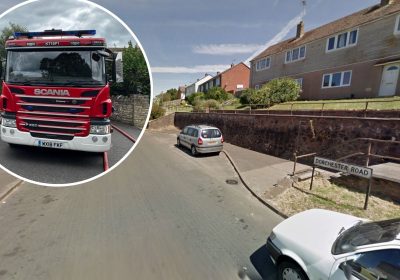 Fire crews were sent to Dorchester Road, Taunton, in the early hours of this morning. Picture: Google