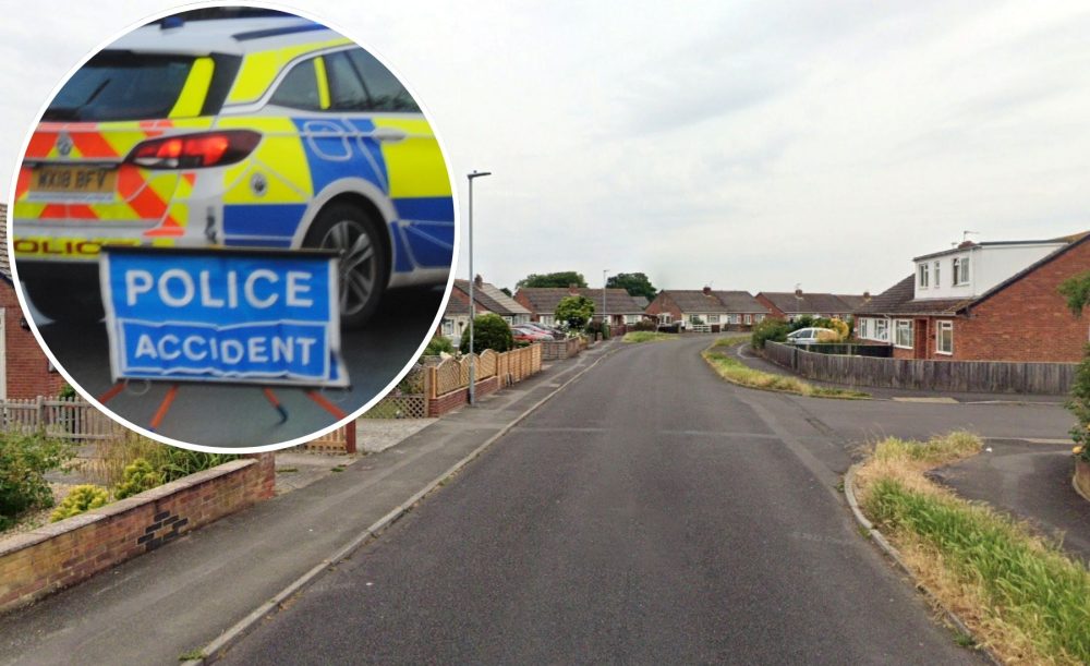 The crash happened in Rosewood Avenue, Burnham on Sea, police said. Picture: Google