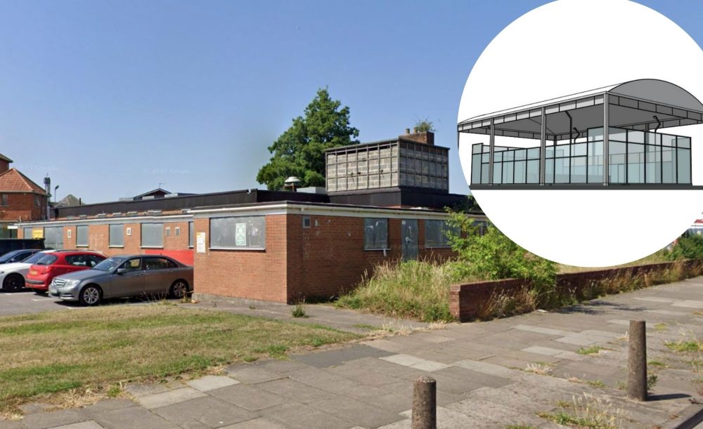 Plans have been submitted to transform the vacant site, off Broadway, Bridgwater. Pictures: Google/PCL Planning/Somerset Council