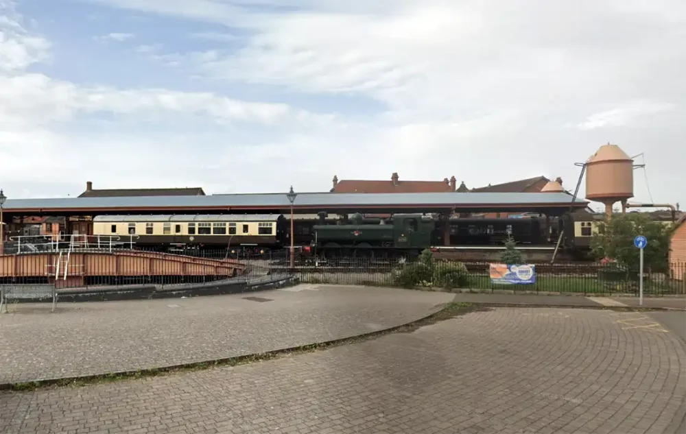 The West Somerset Railway site at Williton. Picture: Google