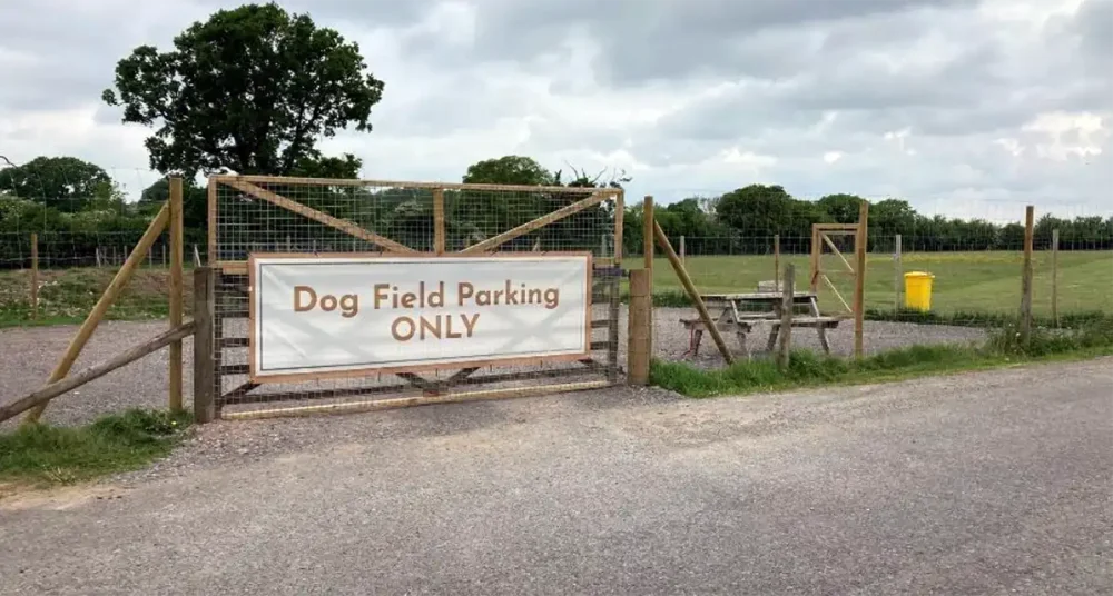 Permission has been given for Walkies Dog Field, in Emborough, to continue operating. Picture: Salmon Planning Company/Somerset Council