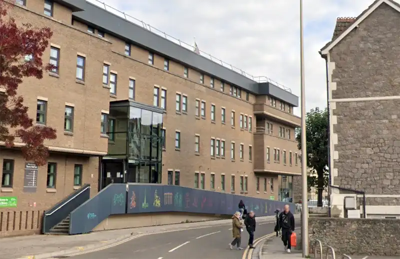 A Union Flag flying over the town hall in Weston-super-Mare. Picture: Google
