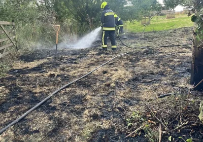 Firefighters were sent to deal with an out of control bonfire near Wrantage. Picture: Taunton Fire Station