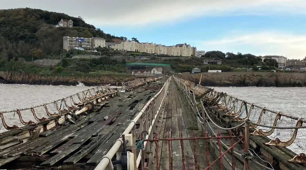 The project to restore Birnbeck Pier has been 'closed'. Picture: NSC
