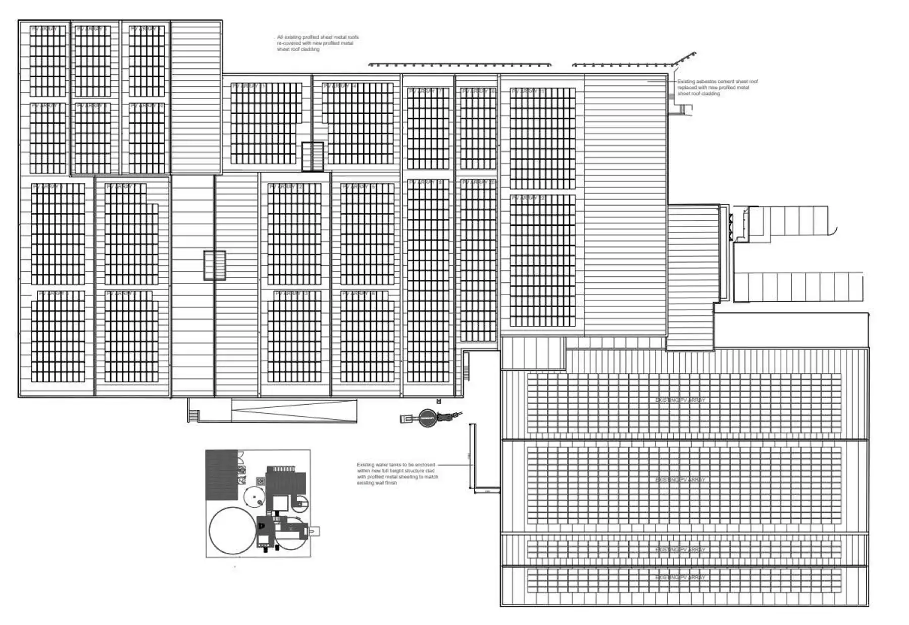 A diagram of the planned panels at the factory near Ilminster. Picture: Branston/Somerset Council