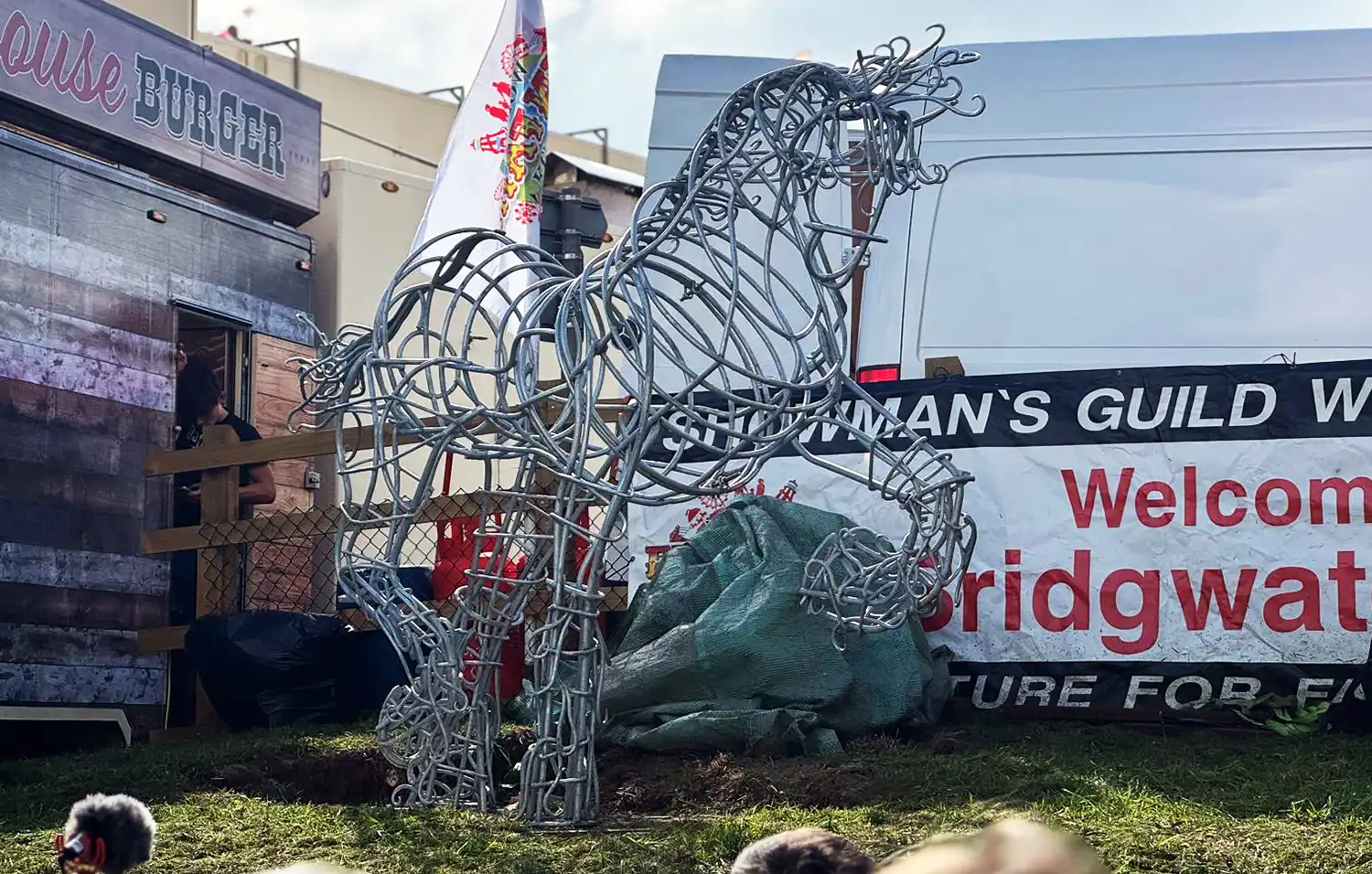 Little Jessie: A Horse for Bridgwater, the steel creation marking the start of the new Bridgwater Heritage Trail. Picture: Bridgwater Town Council