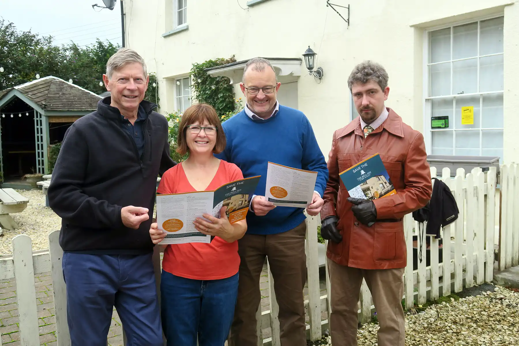 Committee members Martin Seaman, Fiona Duck, Chris Andrews, Will Wilkes-Wood