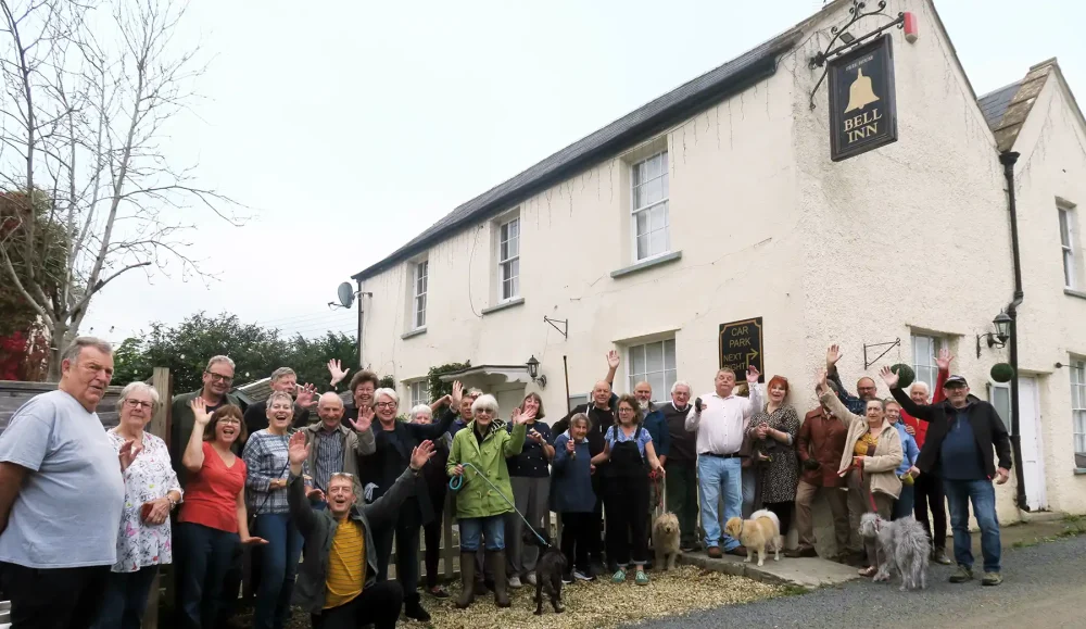Villares are united in the bid to save The Bell Inn at Curry Mallet
