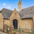 The cemetery lodge at Ilminster has a guide price of £180,000. Picture: GTH