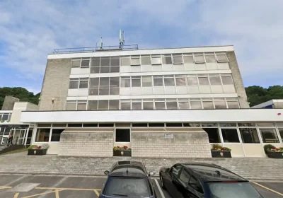 The EFAC building at Clevedon School was condemned amid the concrete scandal. Picture: Google