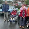 Crandon Springs care home, in Wells, hosted the classic cars
