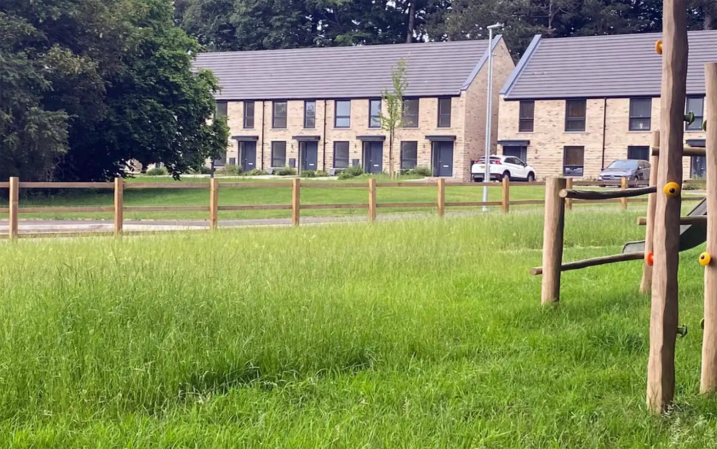 Green spaces and play areas are also included in the outline application. Picture: Clifton Emery Design/Somerset Council