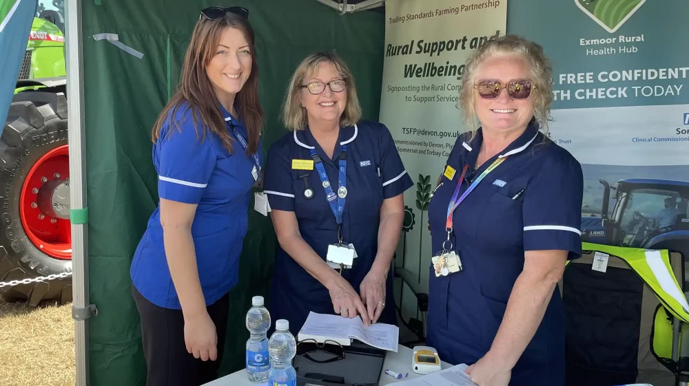 ERHH nurses at the Dunster Show