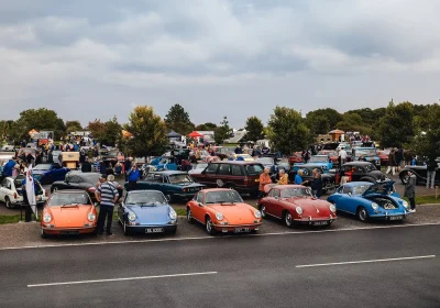 Hundreds of classic cars were on show at Haynes Motor Museum