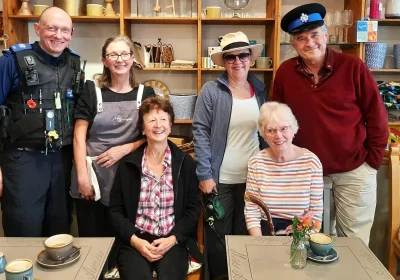PCSO Will with members of the Beckington Walk and Talk group. Picture: Avon & Somerset Police