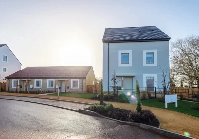 The Passivhaus development at Nailsea features all affordable homes. Picture: Alliance Homes