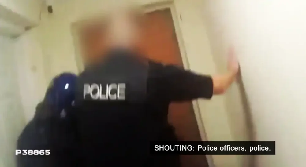 Video from the police raid in Portishead on September 10. Picture: Avon & Somerset Police