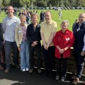 From left: Ben Trickey, Gary Parsons, Fiona Foster, Justin Sargent OBE, Jon Clay, Lesley Councill, James Holyday and Jamie Johnson. Priorswood Community Centre and the Albemarle Centre have both benefited from the SFFG Fund. Picture: Summerfield