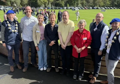 From left: Ben Trickey, Gary Parsons, Fiona Foster, Justin Sargent OBE, Jon Clay, Lesley Councill, James Holyday and Jamie Johnson. Priorswood Community Centre and the Albemarle Centre have both benefited from the SFFG Fund. Picture: Summerfield