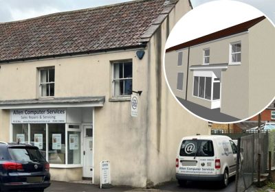 The application outlines plans to change the use of 27 South Street in Crewkerne. Pictures: Bondstones/Somerset Council