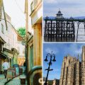 Frome, left, Clevedon, top right, and Wells, top the list for Somerset. Pictures: Nik/Unsplash/Pixabay/Leveller