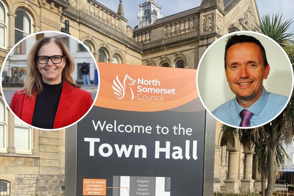 Mayor Helen Godwin, left, and NSC leader Cllr Mike Bell, right, are open to the authority joining WECA