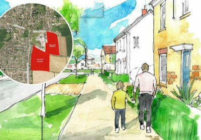 The plans outline details of up to 170 new homes in Woolavington, near Bridgwater. Pictures: Pad Design/Somerset Council