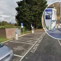 Chargers are appearing at supermarkets, such as these at Tesco in Taunton. Picture: Google