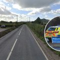 The crash occurred on the A361 between Glastonbury and Pilton. Picture: Google