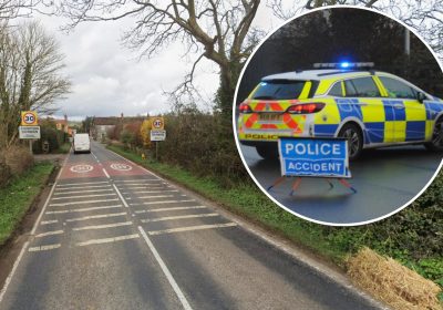 Emergency services were called to a crash at Compton Dundon this morning. Picture: Google