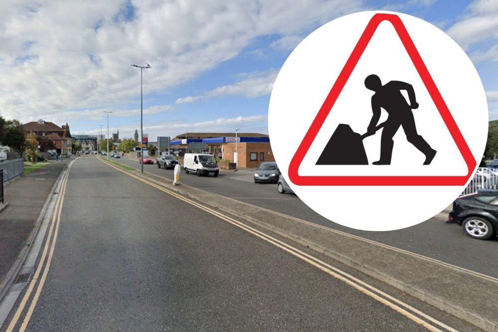 The A370 near Tesco in Weston-super-Mare is among roads being resurfaced. Picture: Google