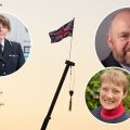 Chief Constable Sarah Crew, top left, Somerset Council leader Bill Revans, top right, and Avon & Somerset PCC Clare Moody, bottom right, have called for calm