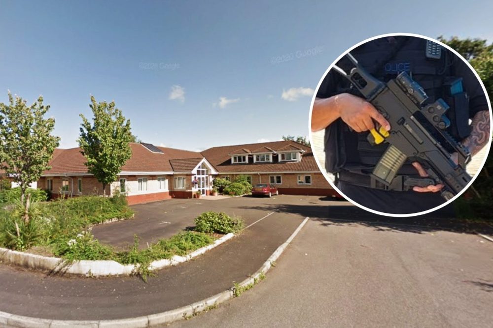 Armed police were sent to a derelict property in Harp Chase, Taunton, on Thursday evening. Picture: Google