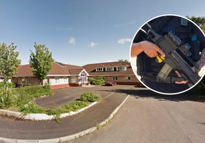 Armed police were sent to a derelict property in Harp Chase, Taunton, on Thursday evening. Picture: Google