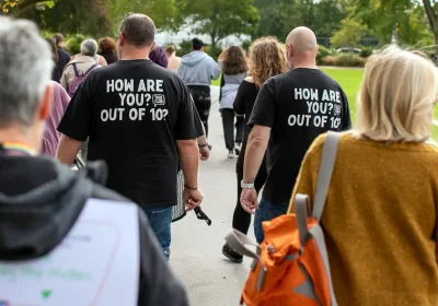 The Walk for a Life took place in Taunton on Sunday. Picture: Somerset Council