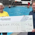 WiveyPool has received £1,000 from the Persimmon Homes Community Champions scheme
