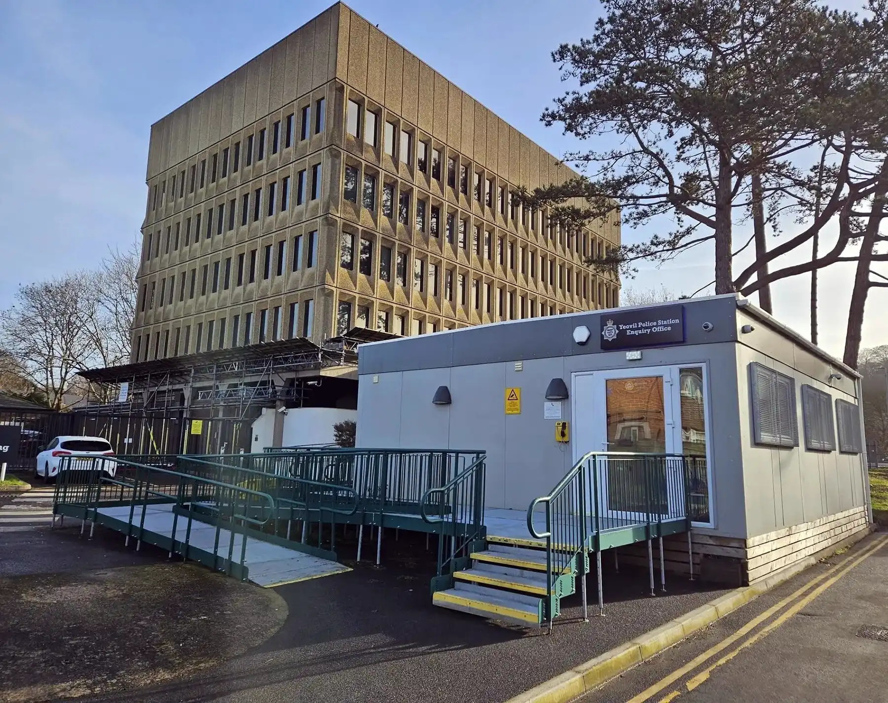 Yeovil Police Station, at Horsey Lane, is getting a makeover. Picture: Avon & Somerset Police